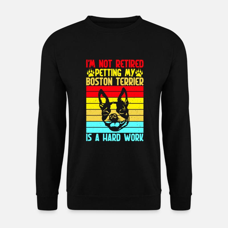 Cadeaux Boston Terrier - Sweat-shirt Unisexe - noir