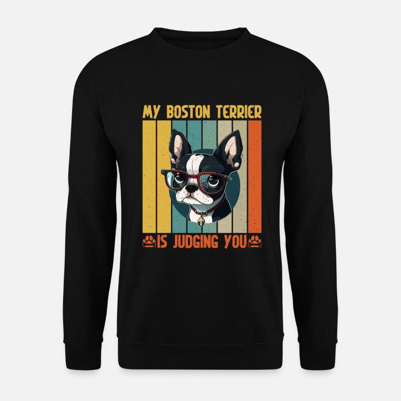 Cadeaux Boston Terrier - Sweat-shirt Unisexe - noir