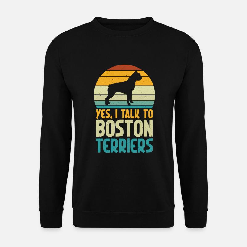 Cadeaux Boston Terrier - Sweat-shirt Unisexe - noir