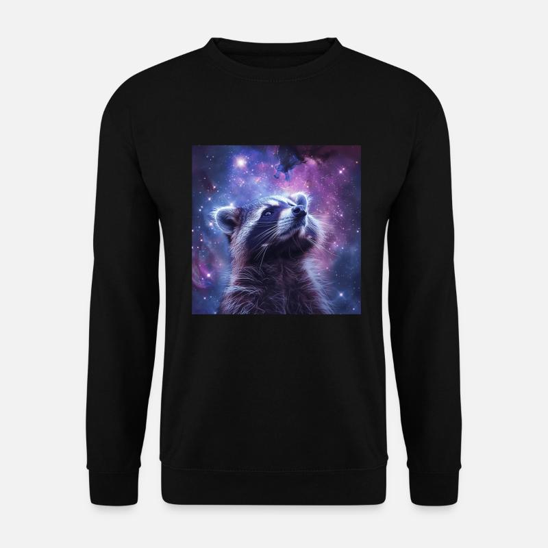 Waschbär - Unisex Pullover - Schwarz