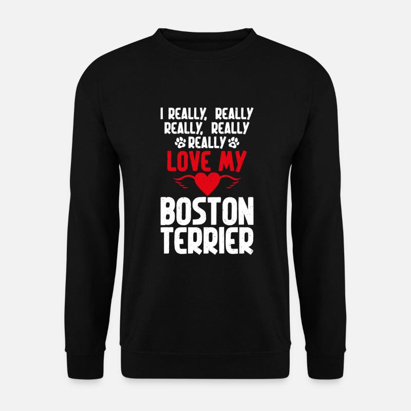 Cadeaux Boston Terrier - Sweat-shirt Unisexe - noir