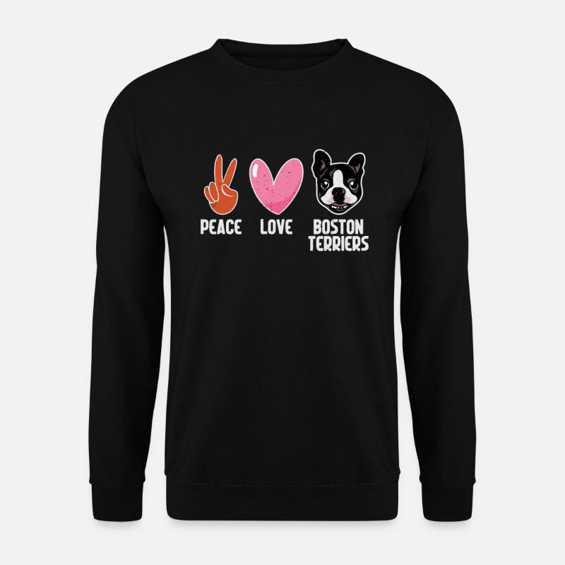 Boston Terrier Gifts - Unisex Pullover - Schwarz