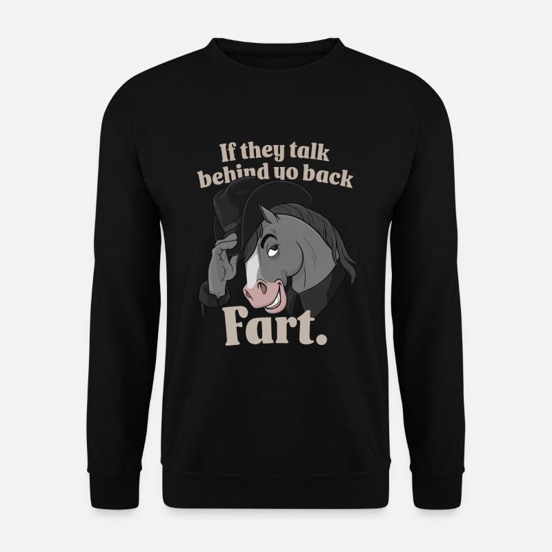 Horse - Unisex Sweatshirt - black