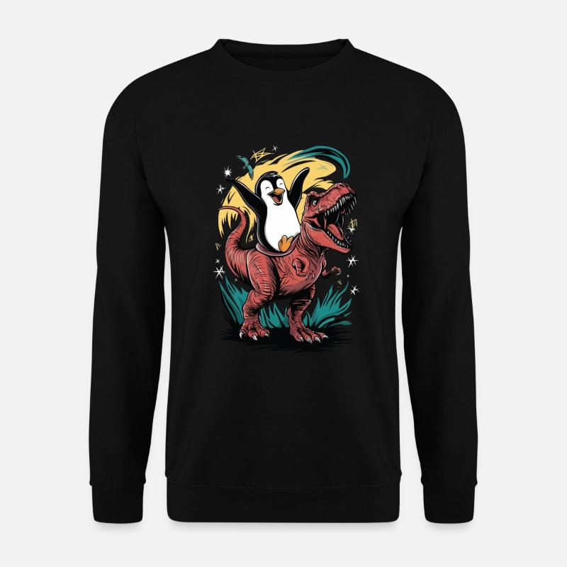 Penguin - Unisex Sweatshirt - black
