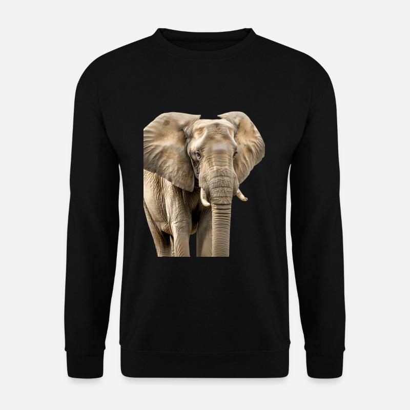 Elephant - Unisex Sweatshirt - black