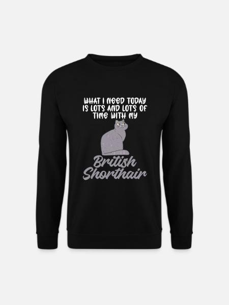 British Shorthair Gifts - Unisex Pullover - Schwarz
