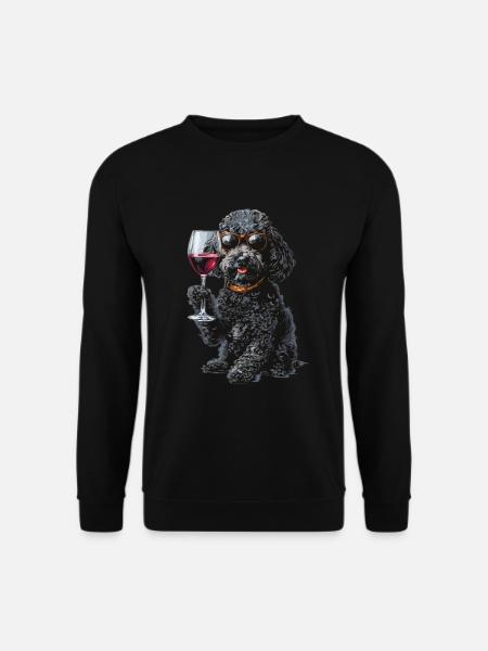 Caniche - Sweat-shirt Unisexe - noir