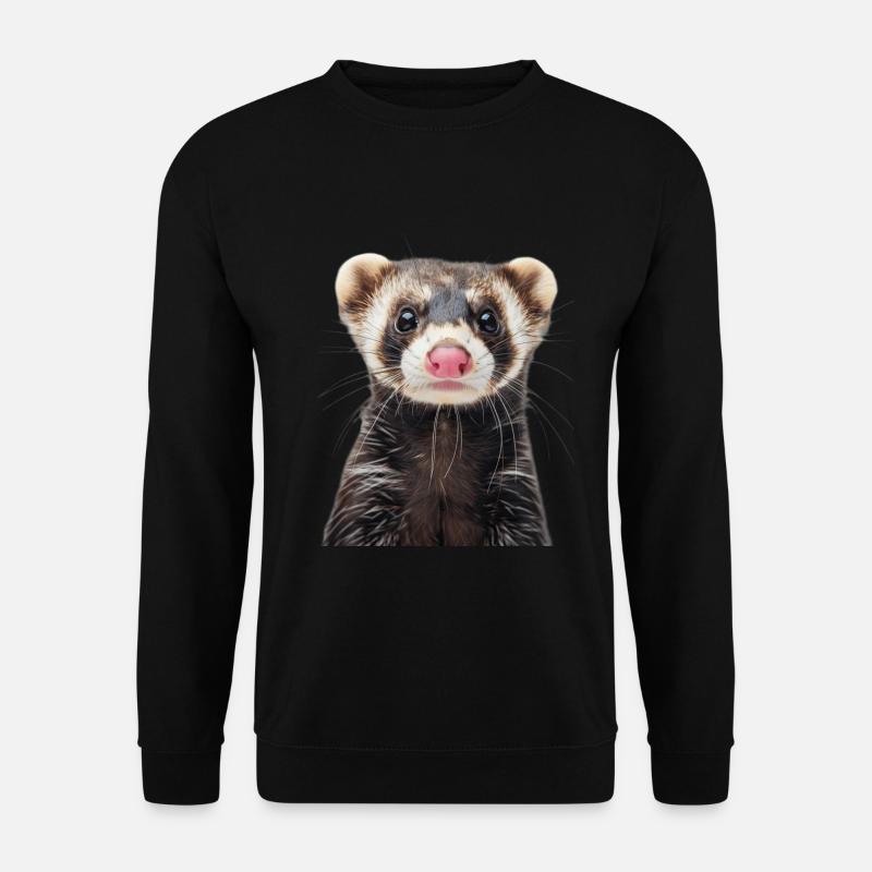 Frettchen - Unisex Pullover - Schwarz