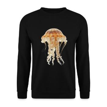 Méduse - Sweat-shirt Unisexe - noir - Devant - Alina (178cm) & Michal (187cm)