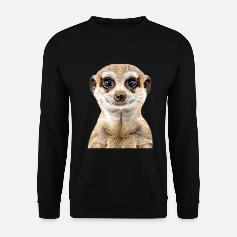 Erdmännchen - Unisex Pullover - Schwarz