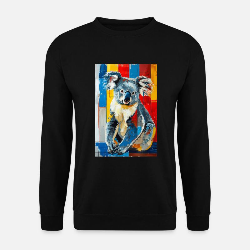 Koala - Unisex Pullover - Schwarz