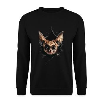 Raquette - Sweat-shirt Unisexe - noir - Devant - Alina (178cm) & Michal (187cm)