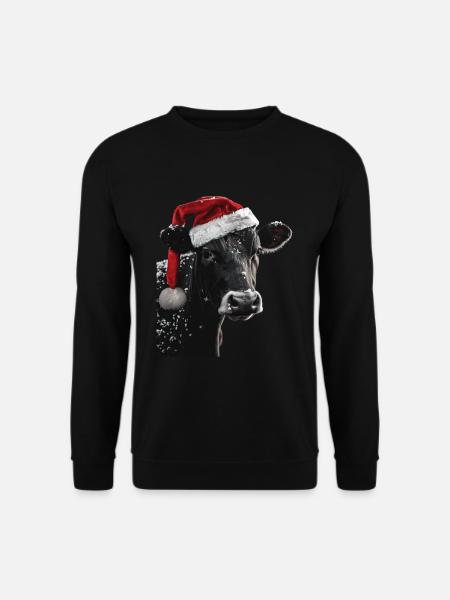 Kuh - Unisex Pullover - Schwarz