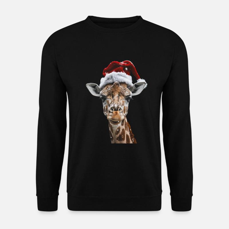 Giraffe - Unisex Pullover - Schwarz