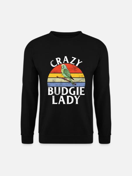 Budgie Gift - Unisex Sweatshirt - black