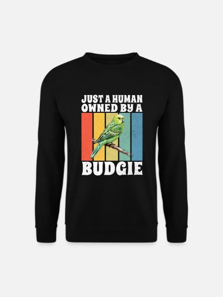 Budgie Gift - Unisex Sweatshirt - black