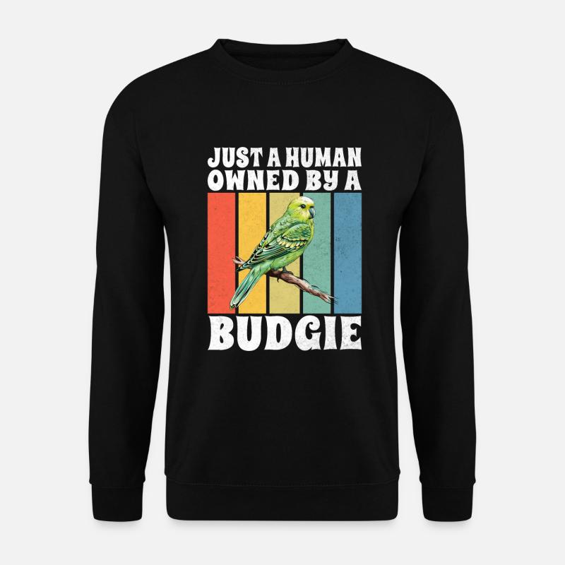 Budgie Gift - Unisex Pullover - Schwarz