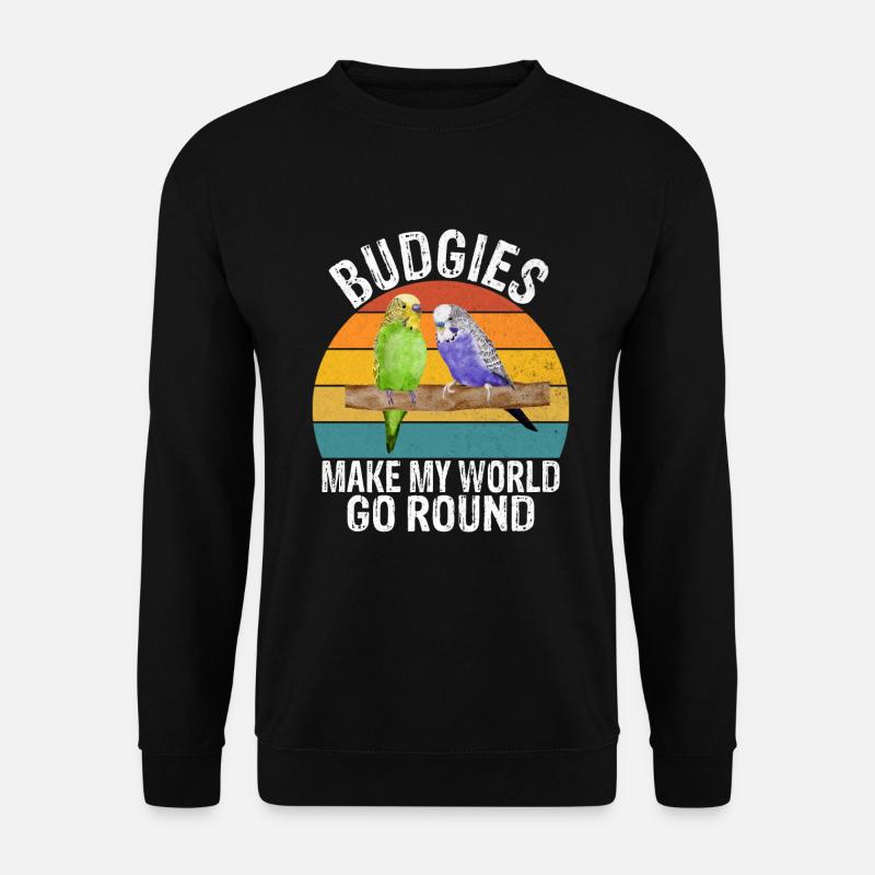 Budgie Gift - Unisex Sweatshirt - black