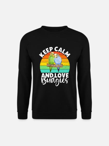 Budgie Gift - Unisex Sweatshirt - black
