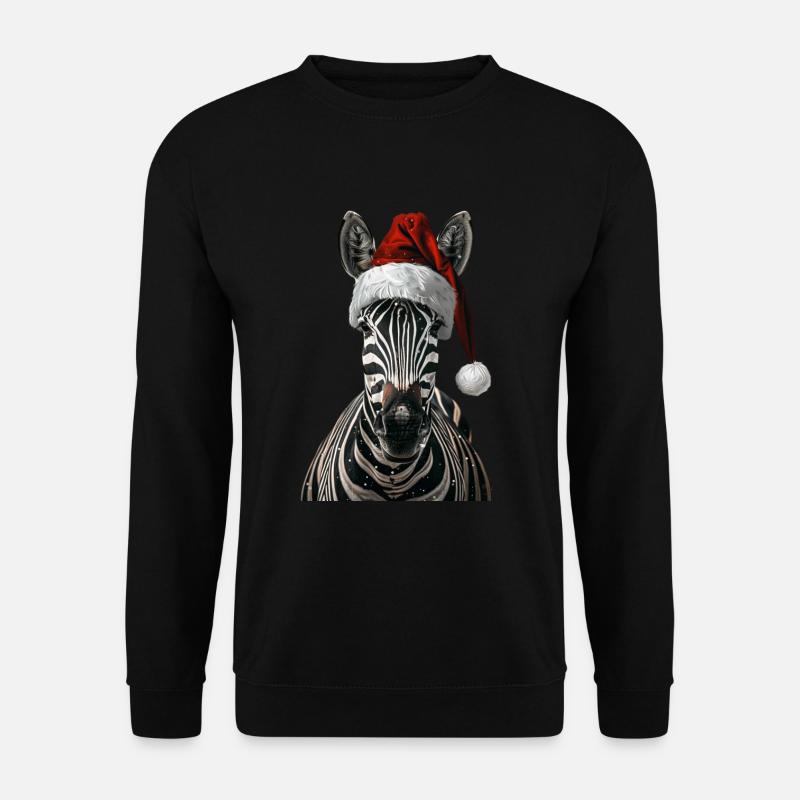 Zebra - Unisex Pullover - Schwarz