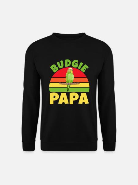 Budgie Gift - Unisex Sweatshirt - black