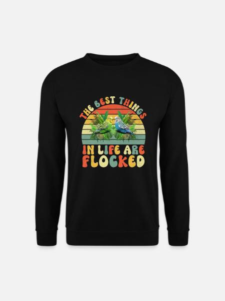 Budgie Gift - Unisex Sweatshirt - black