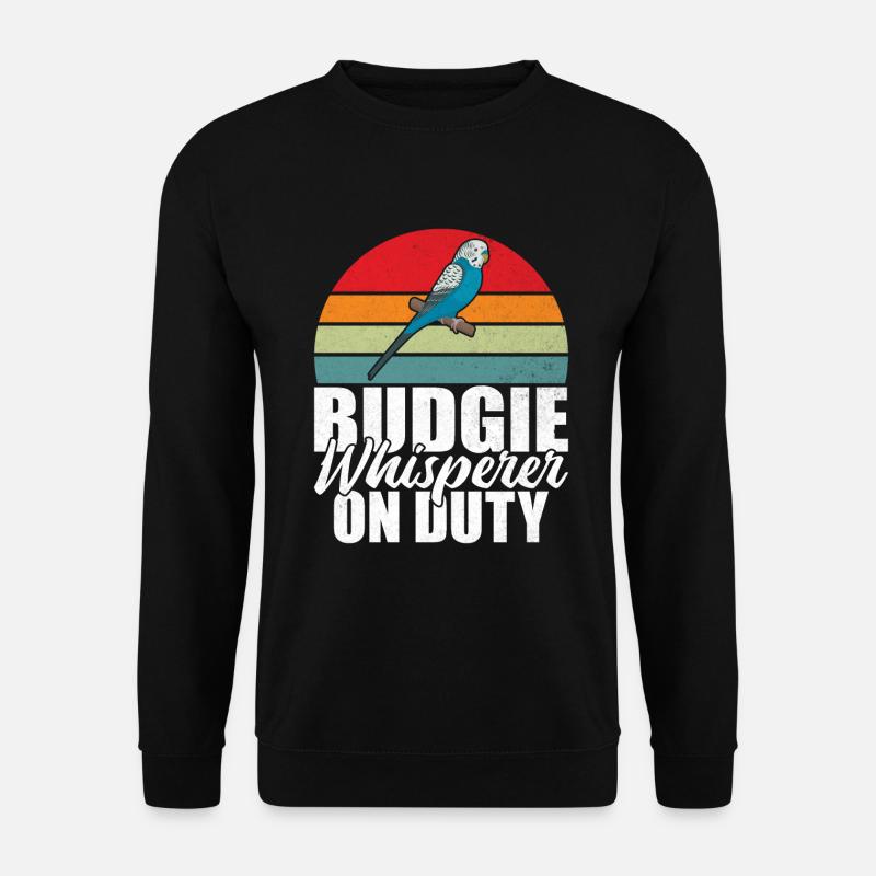 Budgie Gift - Unisex Pullover - Schwarz
