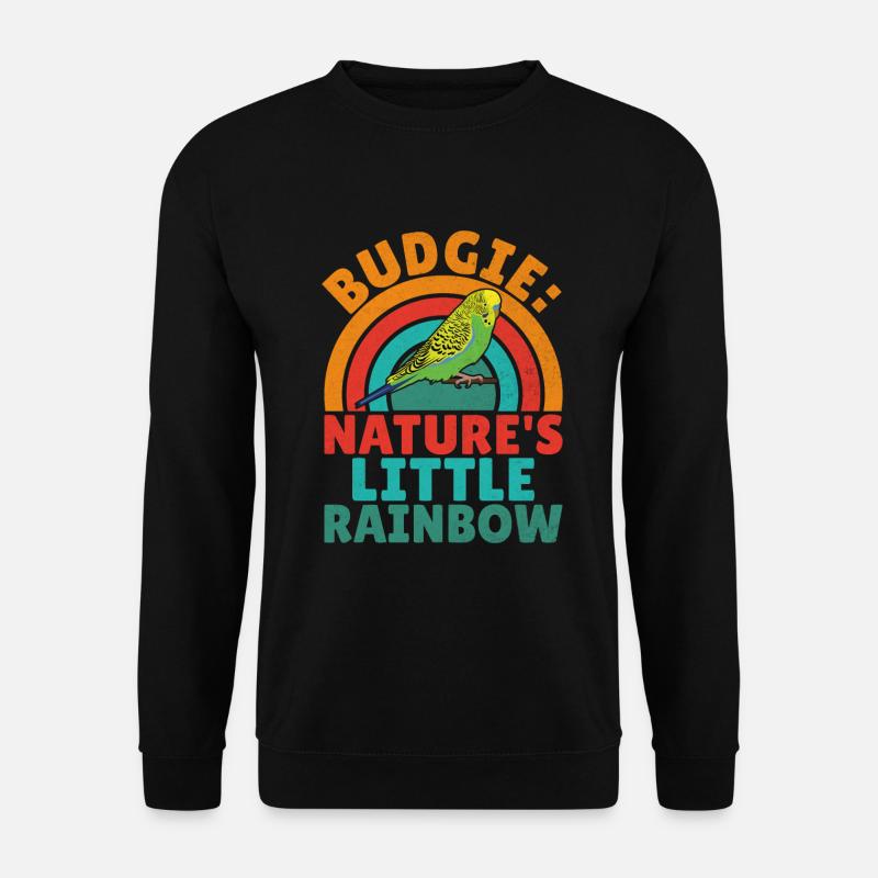 Budgie Gift - Unisex Sweatshirt - black