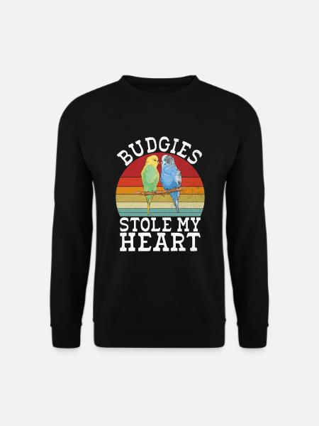 Budgie Gift - Unisex Sweatshirt - black