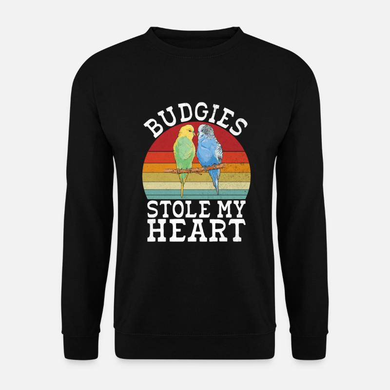 Budgie Gift - Unisex Sweatshirt - black