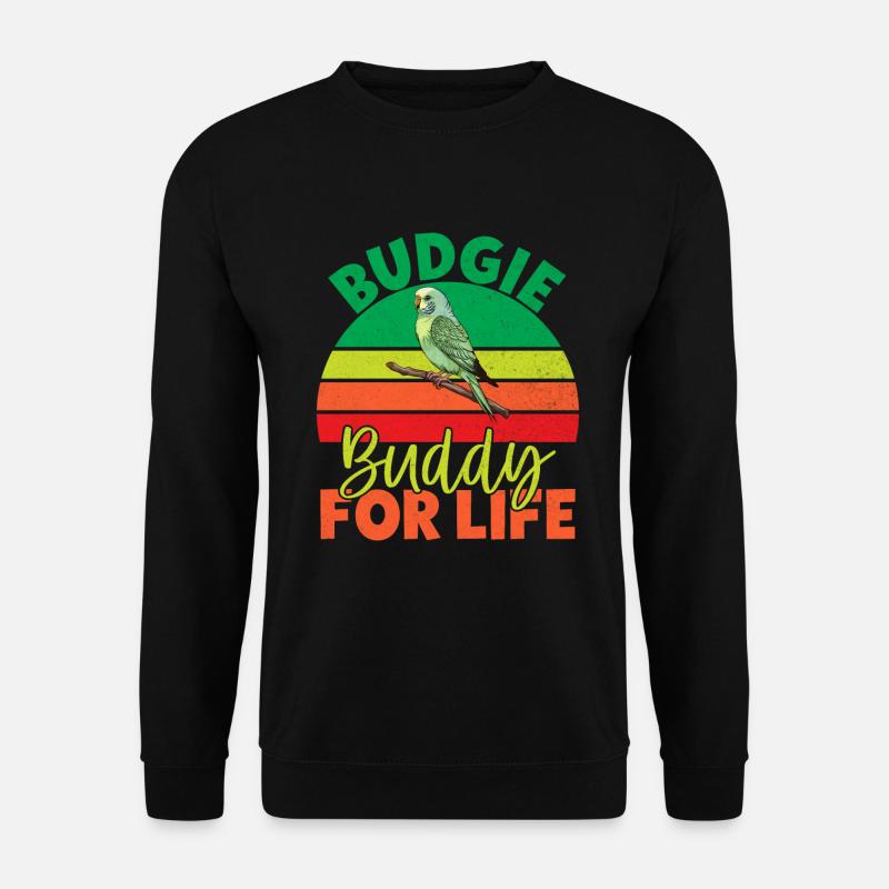 Budgie Gift - Unisex Pullover - Schwarz