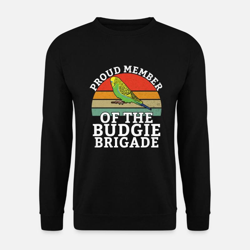 Budgie Gift - Unisex Pullover - Schwarz