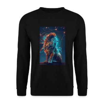 Capricorne - Sweat-shirt Unisexe - noir - Devant - Alina (178cm) & Michal (187cm)