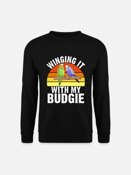 Budgie Gift - Unisex Sweatshirt - black