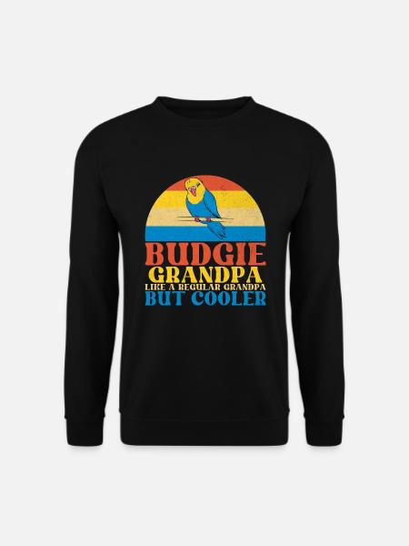 Budgie Gift - Unisex Sweatshirt - black