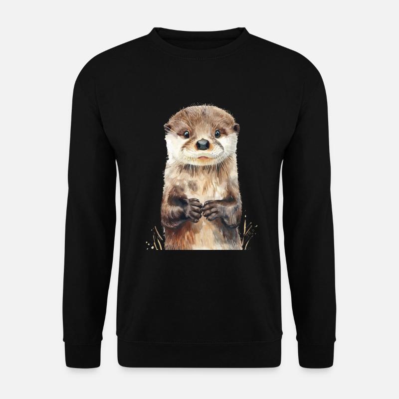 Otter - Unisex Sweatshirt - black