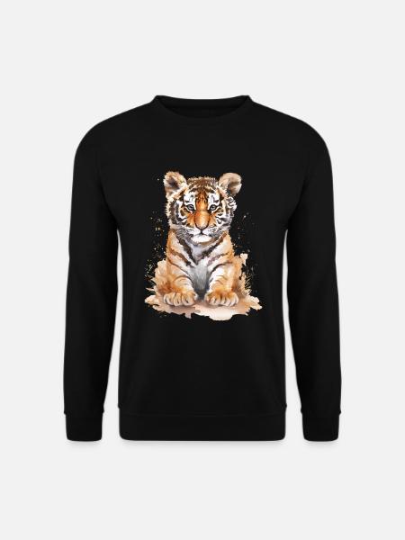 Tiger - Unisex Pullover - Schwarz