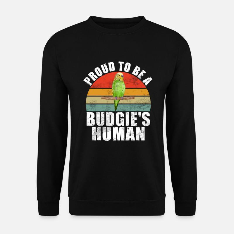 Budgie Gift - Unisex Sweatshirt - black