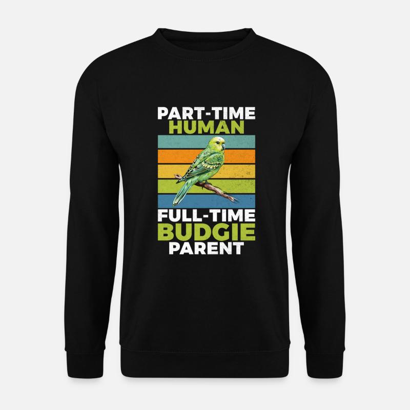 Budgie Gift - Unisex Pullover - Schwarz