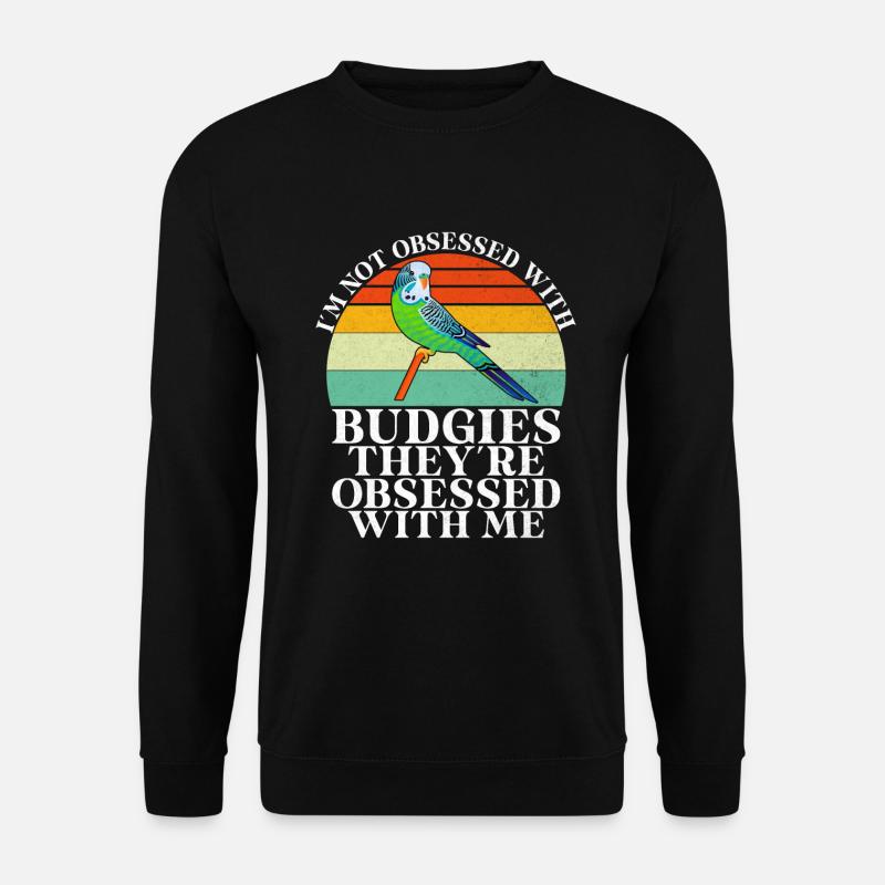 Cadeau de perruche - Sweat-shirt Unisexe - noir