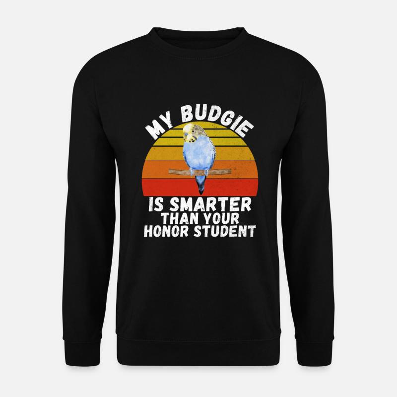 Budgie Gift - Unisex Pullover - Schwarz