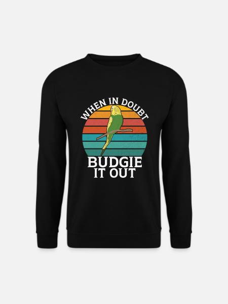 Budgie Gift - Unisex Sweatshirt - black