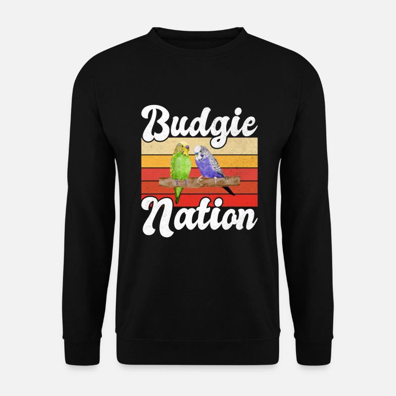 Budgie Gift - Unisex Pullover - Schwarz