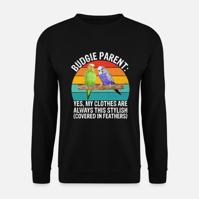 Budgie Gift - Unisex Sweatshirt - black