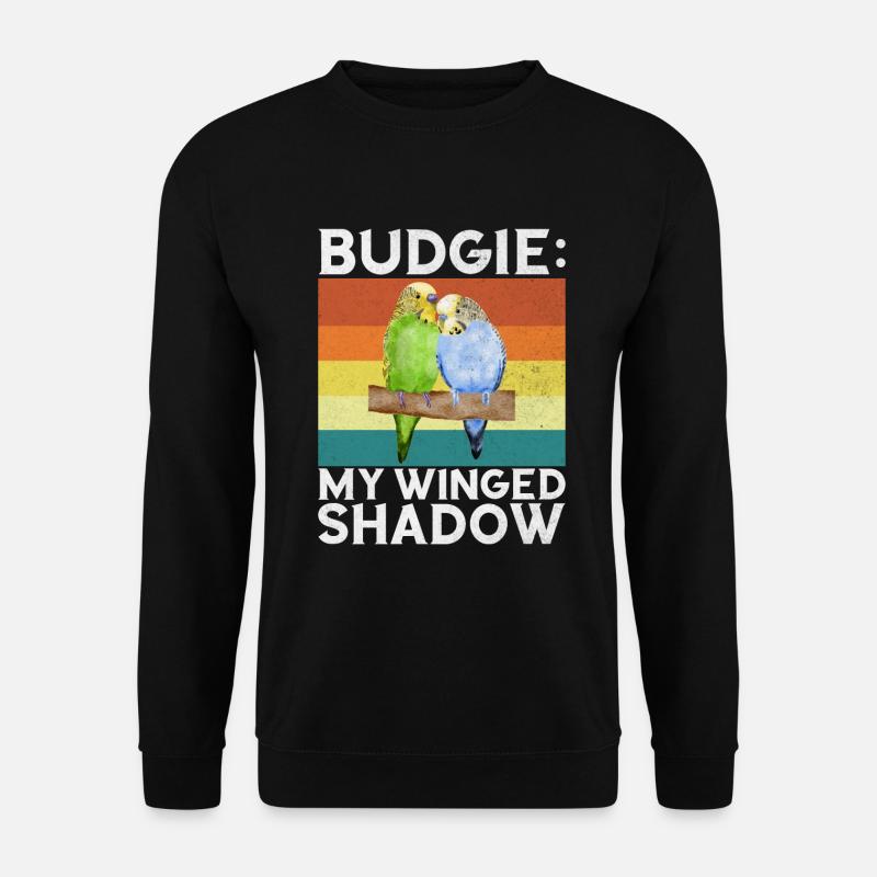 Budgie Gift - Unisex Sweatshirt - black