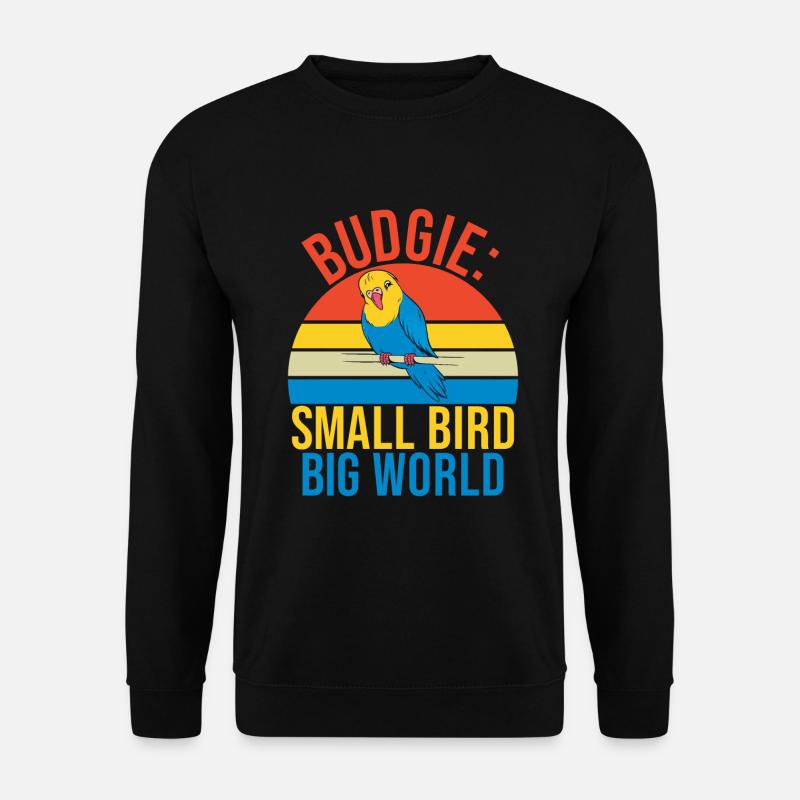 Budgie Gift - Unisex Sweatshirt - black