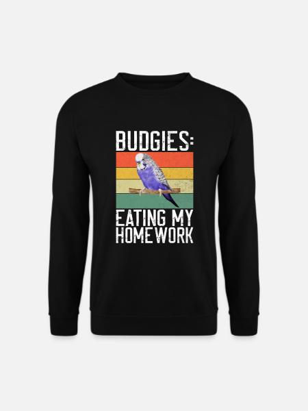 Budgie Gift - Unisex Sweatshirt - black