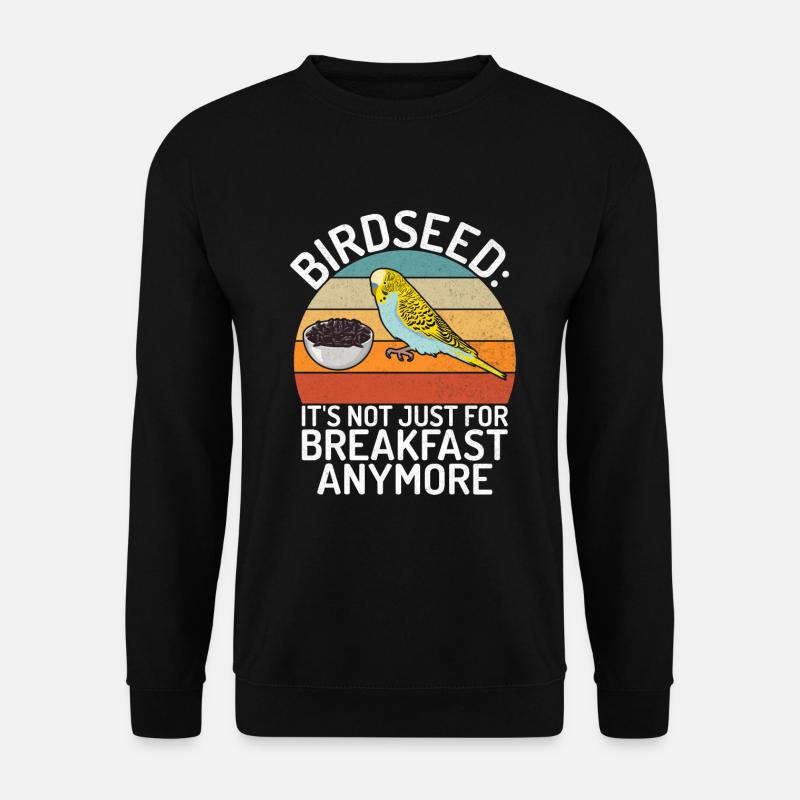 Budgie Gift - Unisex Sweatshirt - black