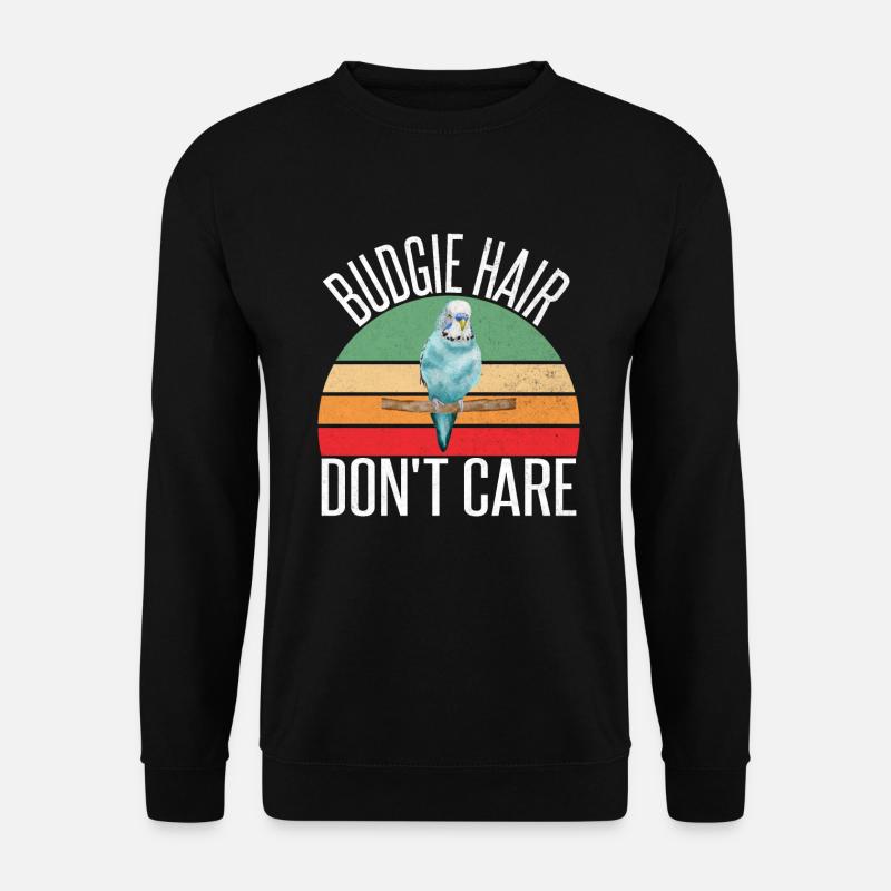 Budgie Gift - Unisex Sweatshirt - black