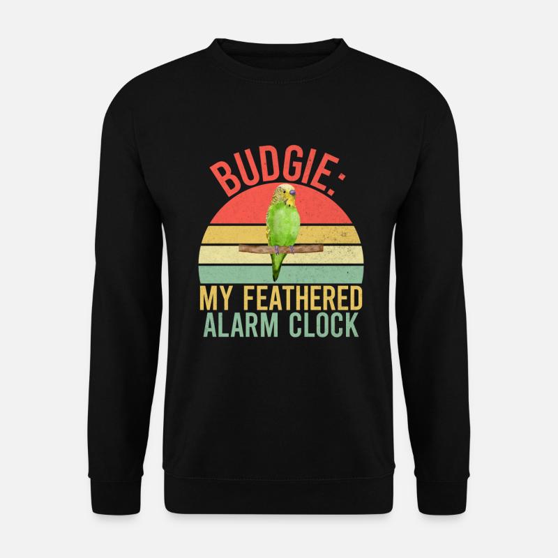 Budgie Gift - Unisex Sweatshirt - black
